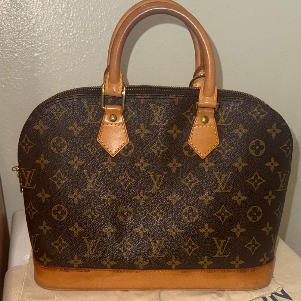 Louis Vuitton Classic Brown Monogram Satchel